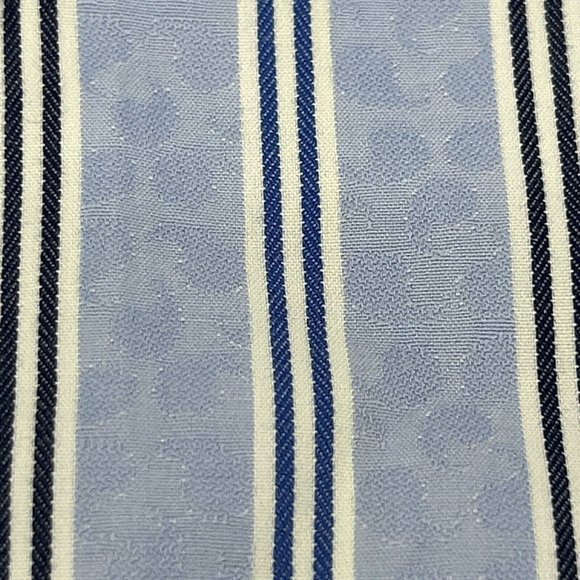 Robert Graham Shirt Men XL Blue White Stripes Long Sleeve Button Down Flip Cuff - Picture 9 of 14